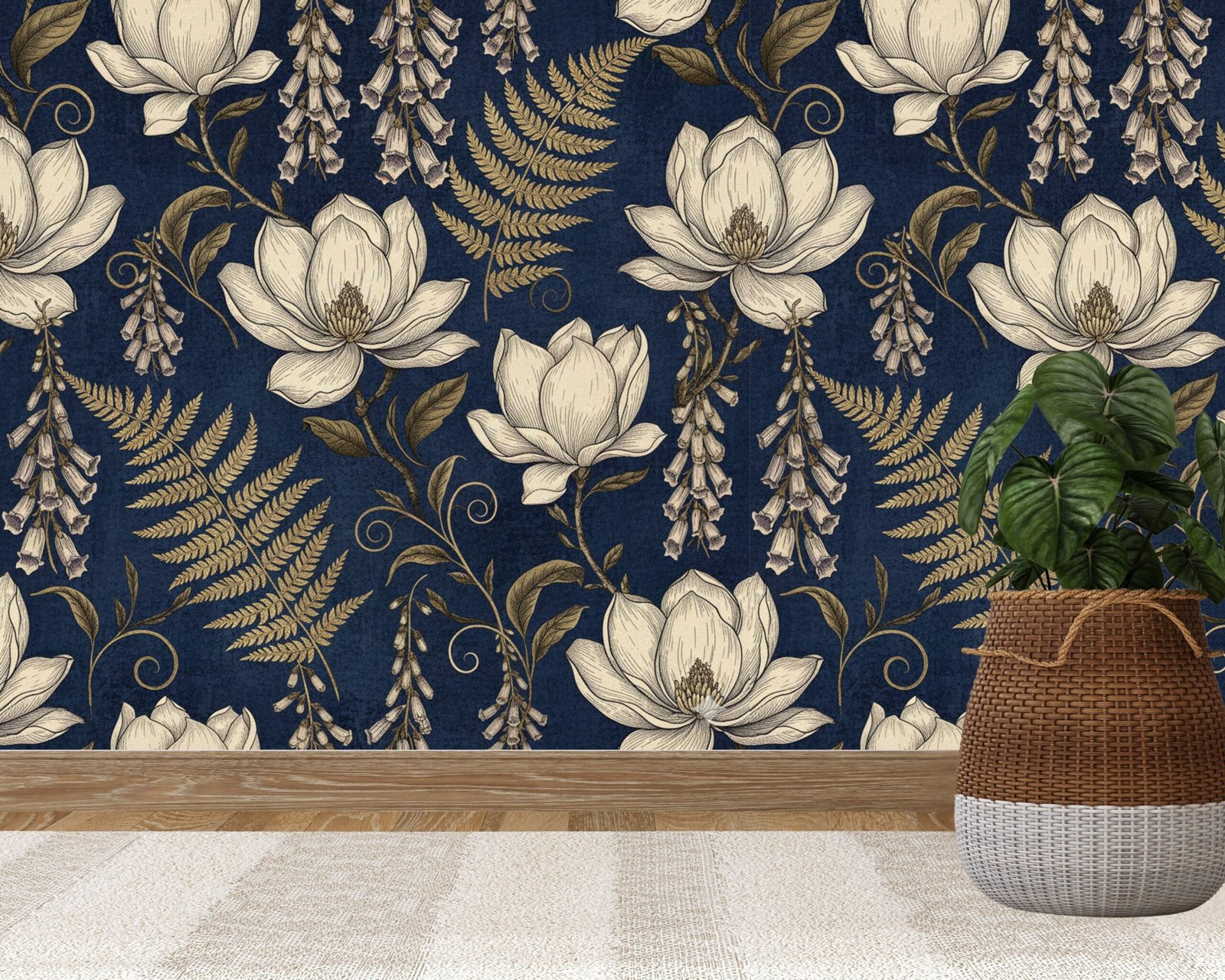 Victorian Botanical Seamless Wallpaper - Image 5