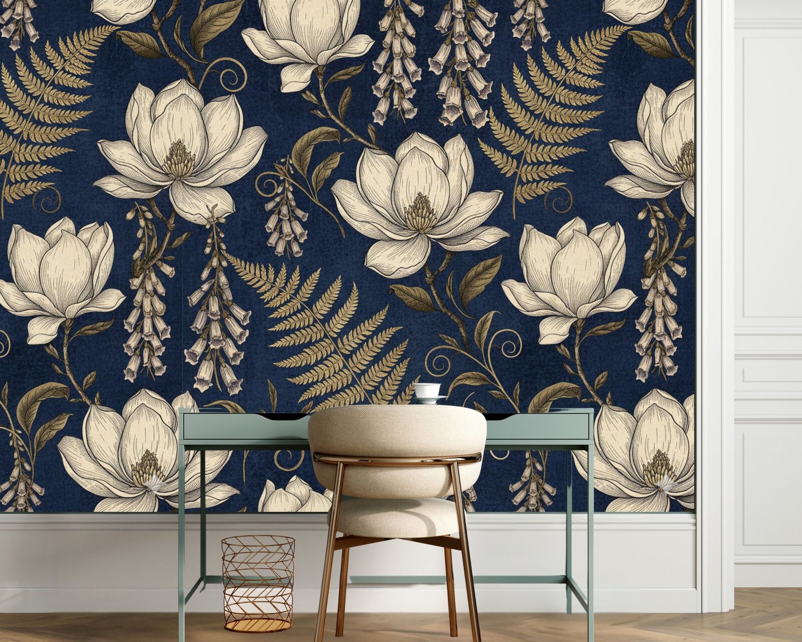 Victorian Botanical Seamless Wallpaper - Image 4